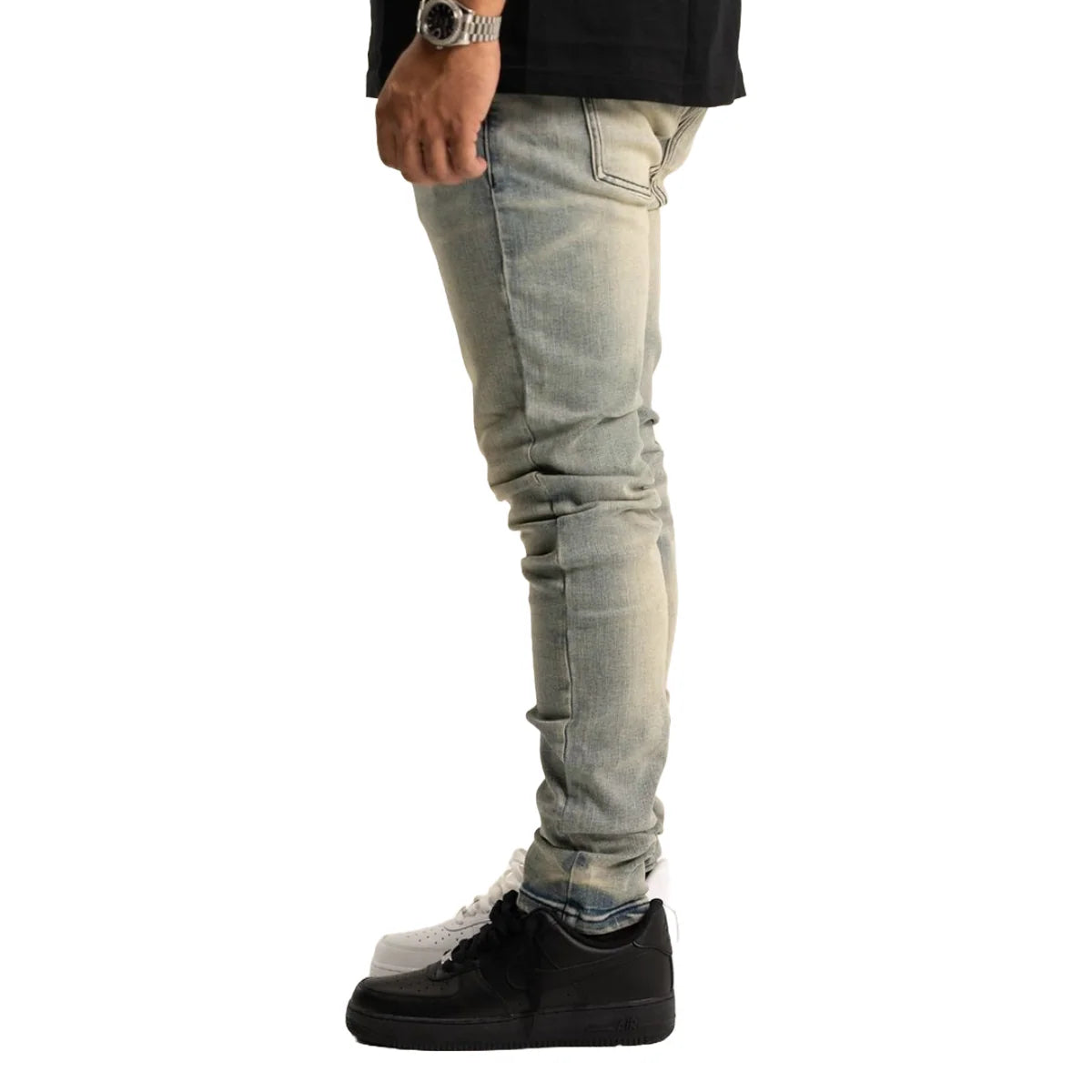 RVR 'ORIGIN' ML-02 BLUE WASH SKINNY DENIM