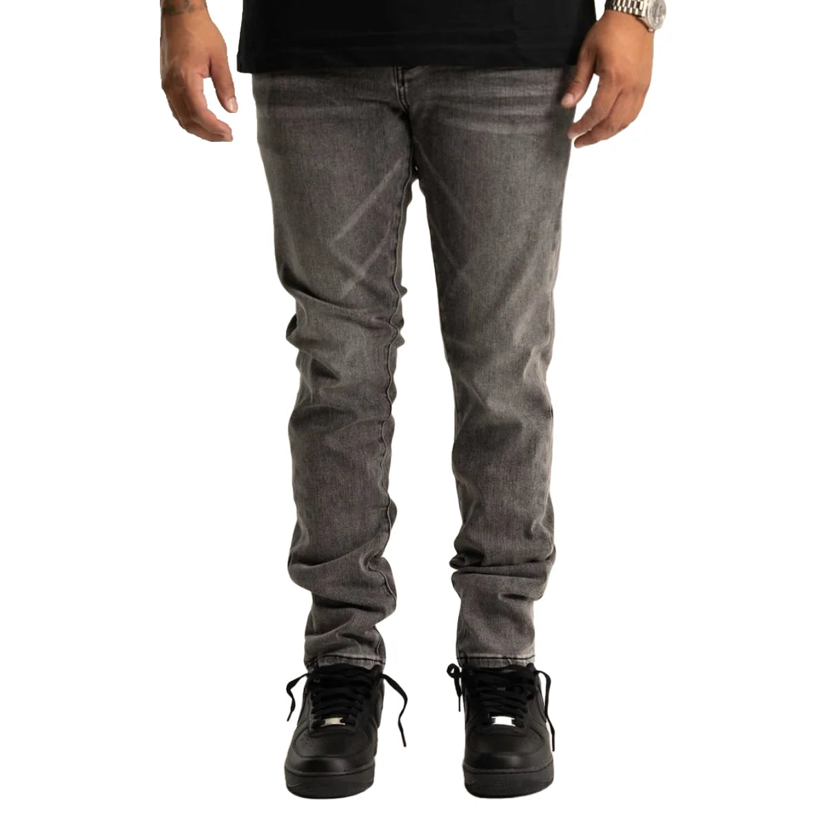RVR 'ORIGIN' RS-03 GRAY WASH SKINNY DENIM