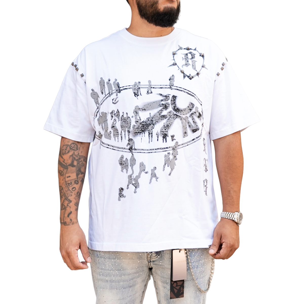 'SPHERE' TEE - WHITE