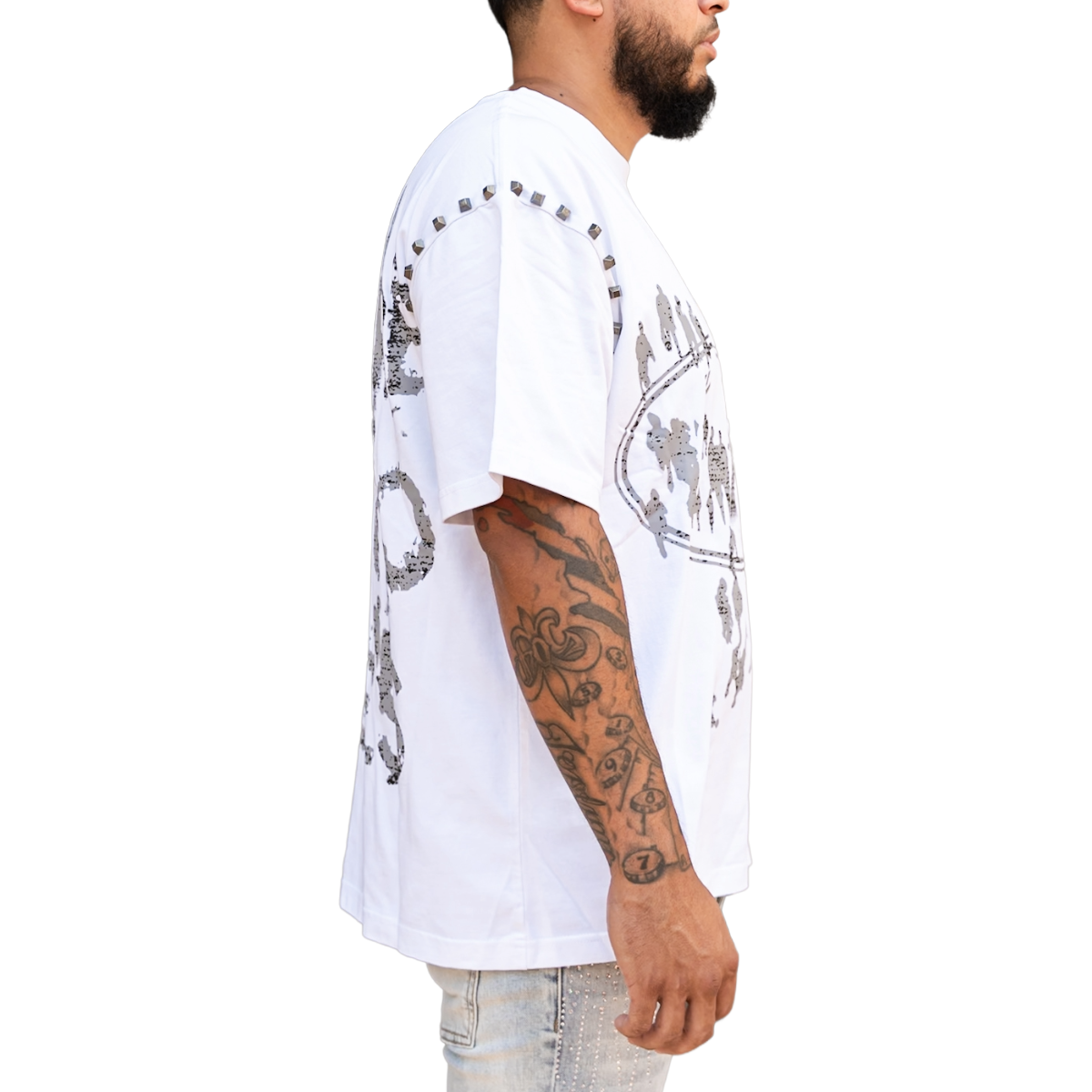 'SPHERE' TEE - WHITE