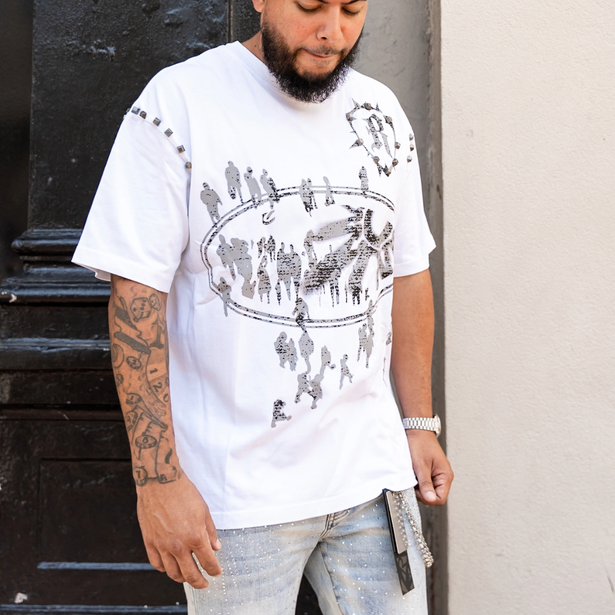 'SPHERE' TEE - WHITE