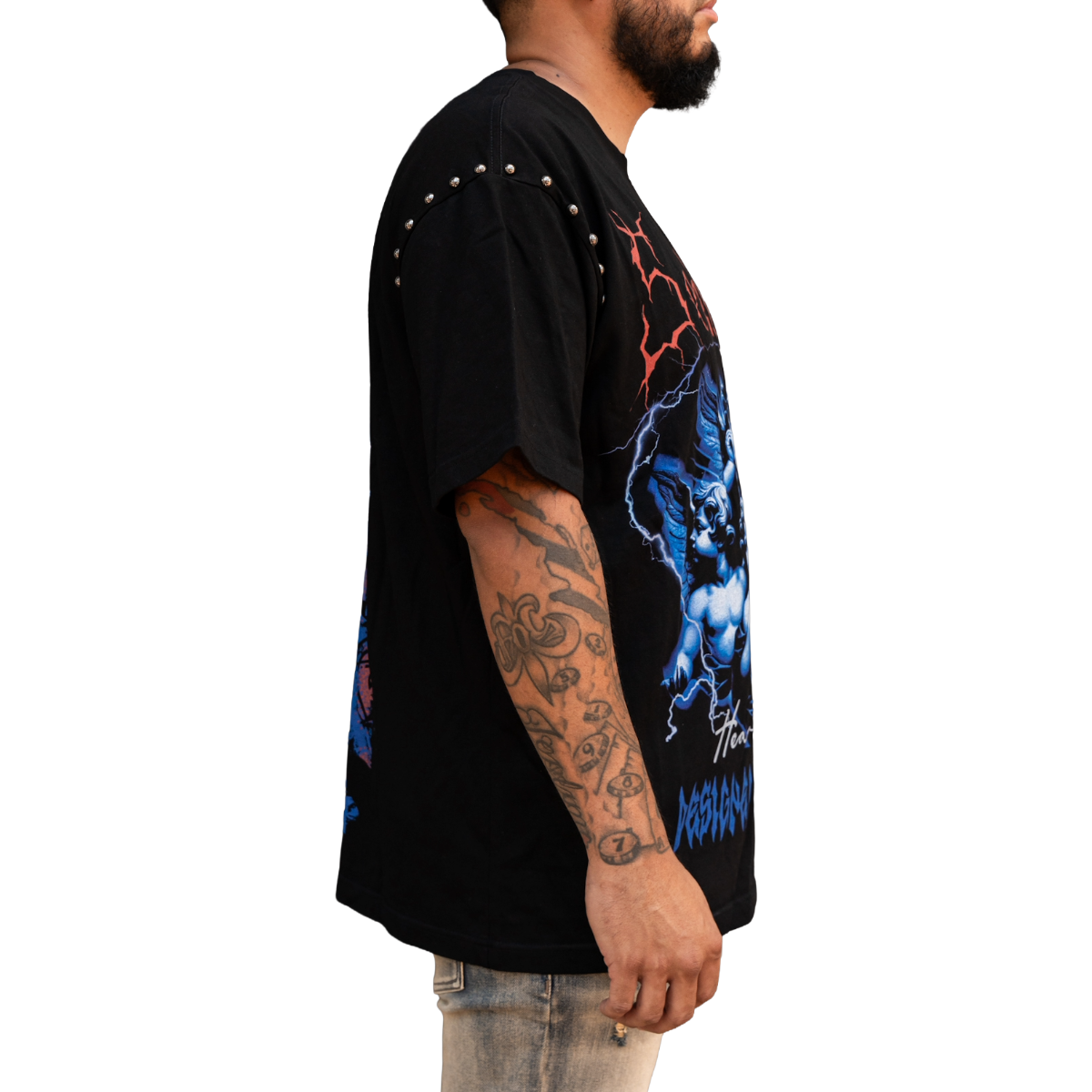 'ANGEL' TEE - BLACK