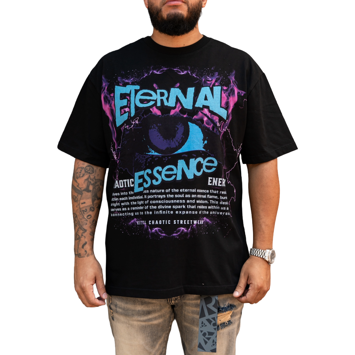 'ETERNAL' TEE - BLACK