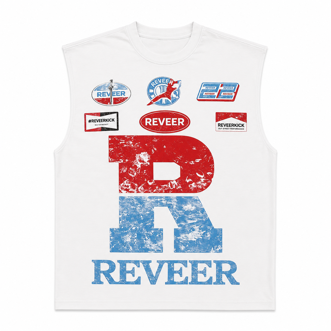 "RACING SOCIETY" SLEEVELESS TEE