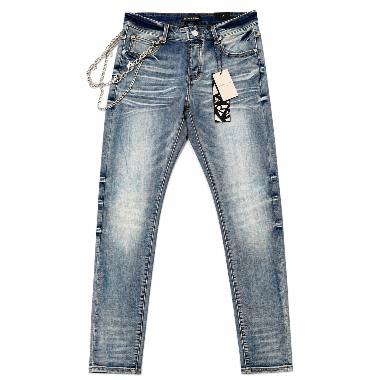 "ORIGIN" VTG BLUE SKINNY DENIM (XP-12)