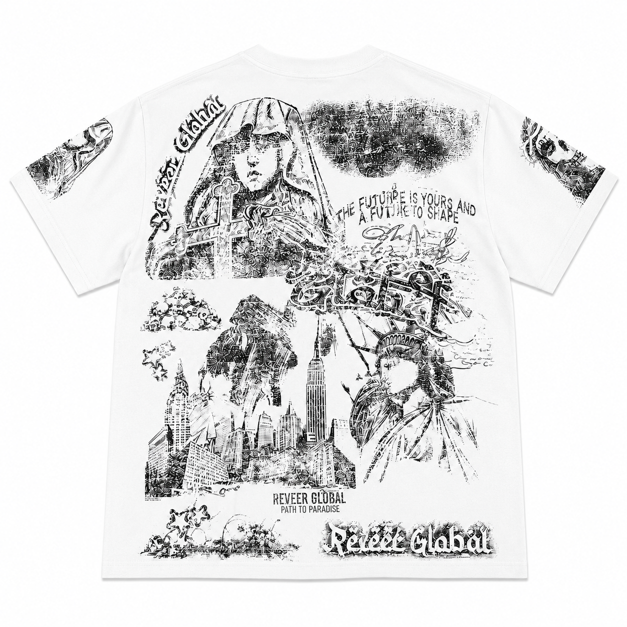 "WAR IS A PROBLEM" TEE (WHITE)