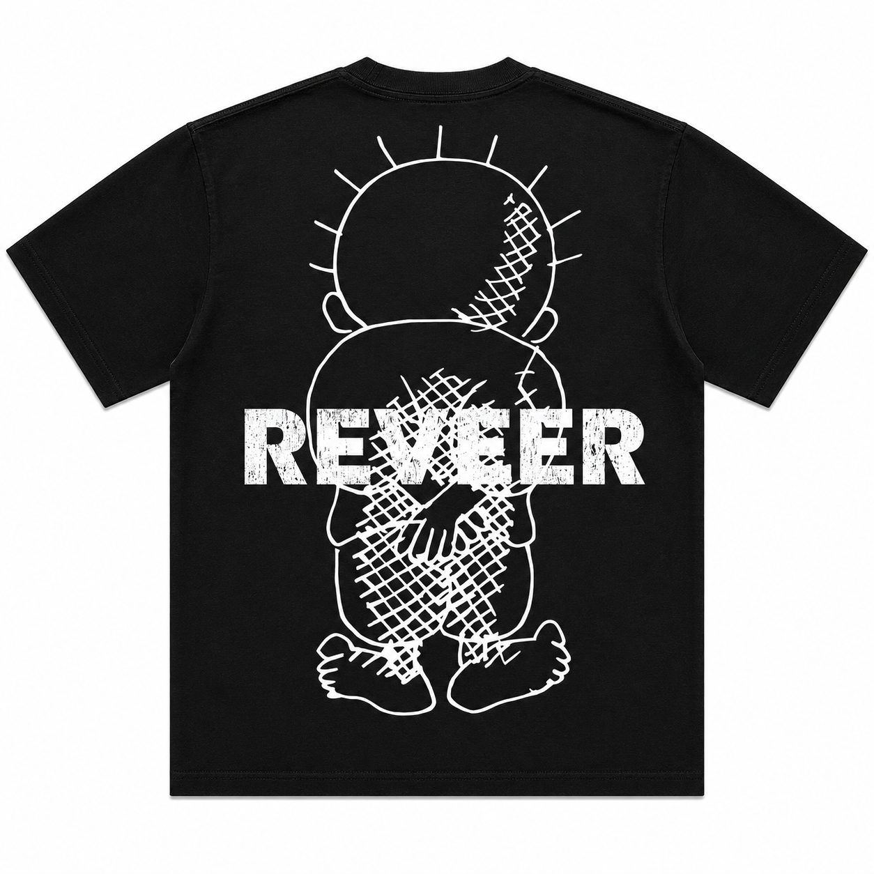 "BROKEN FIGURE" TEE (BLACK)