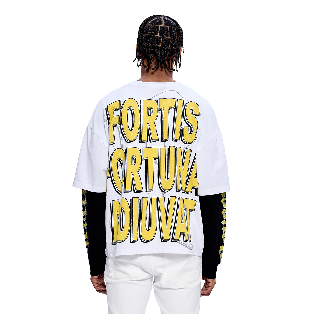 "ARMORED LIBERTY" WHITE DOUBLE SLEEVE