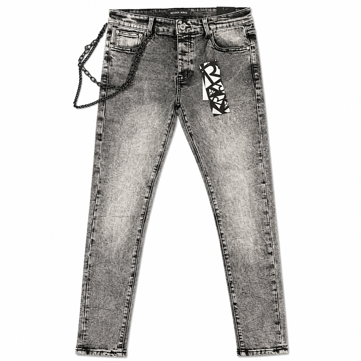 "ORIGIN" STONE GREY SKINNY DENIM (XP-16)