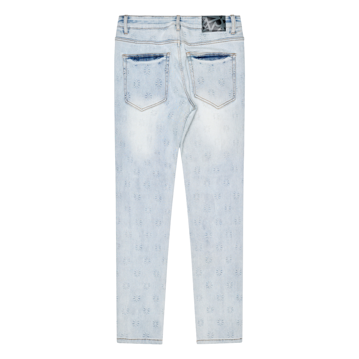 "BLOOM" ICE BLUE SKINNY DENIM