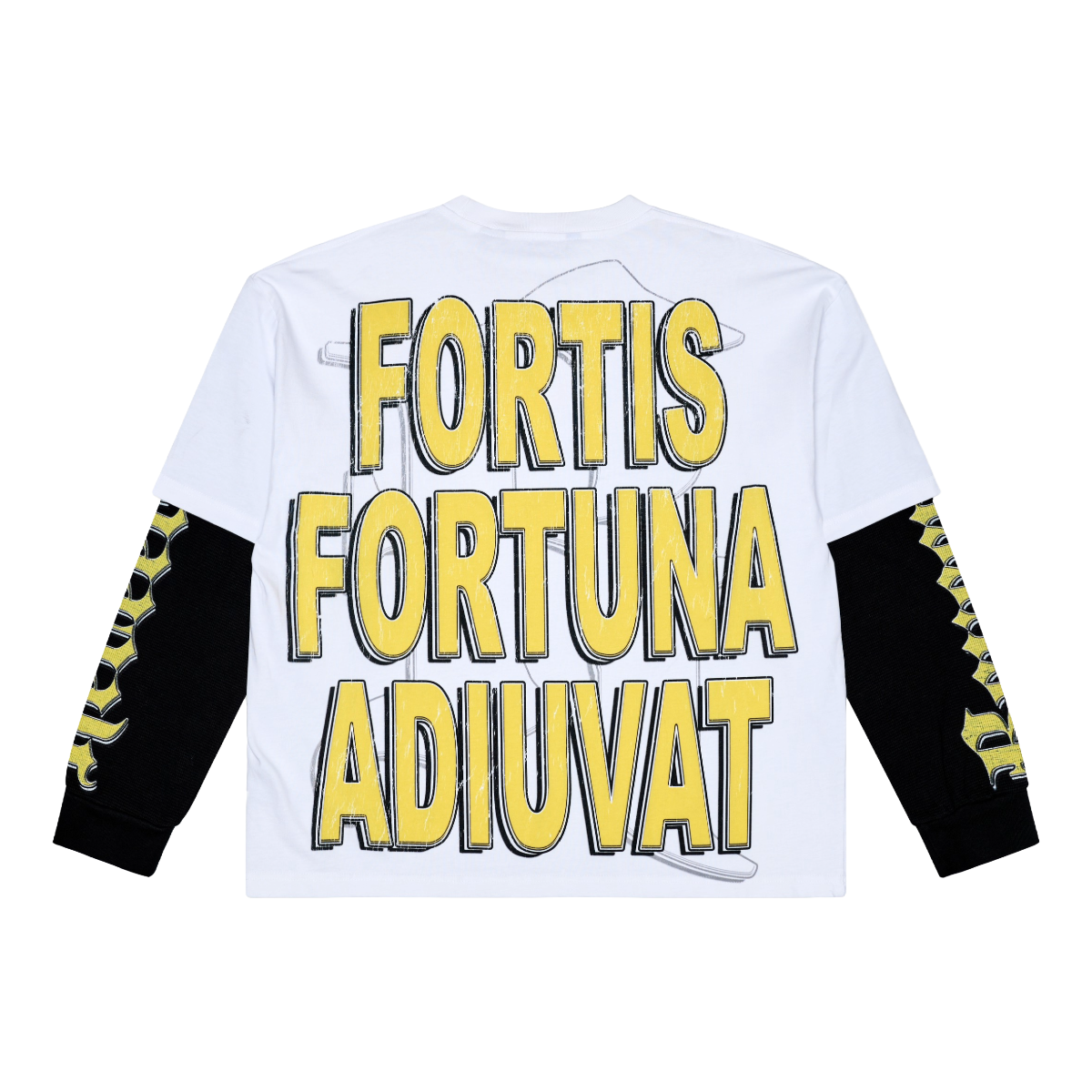 "ARMORED LIBERTY" WHITE DOUBLE SLEEVE