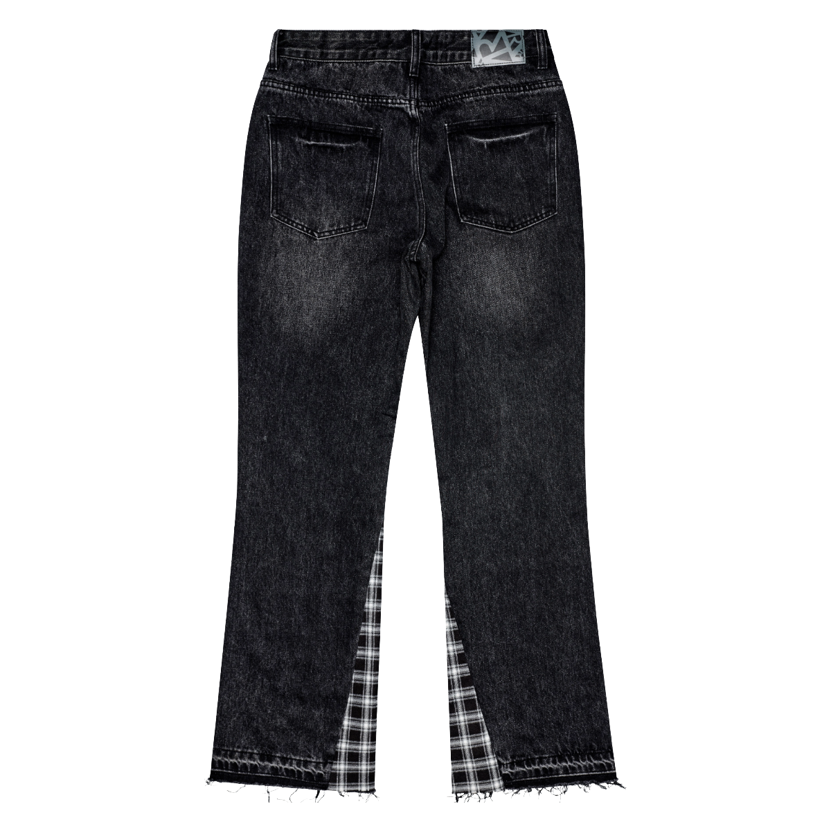 "HERITAGE" BLACK WASH FLARE DENIM