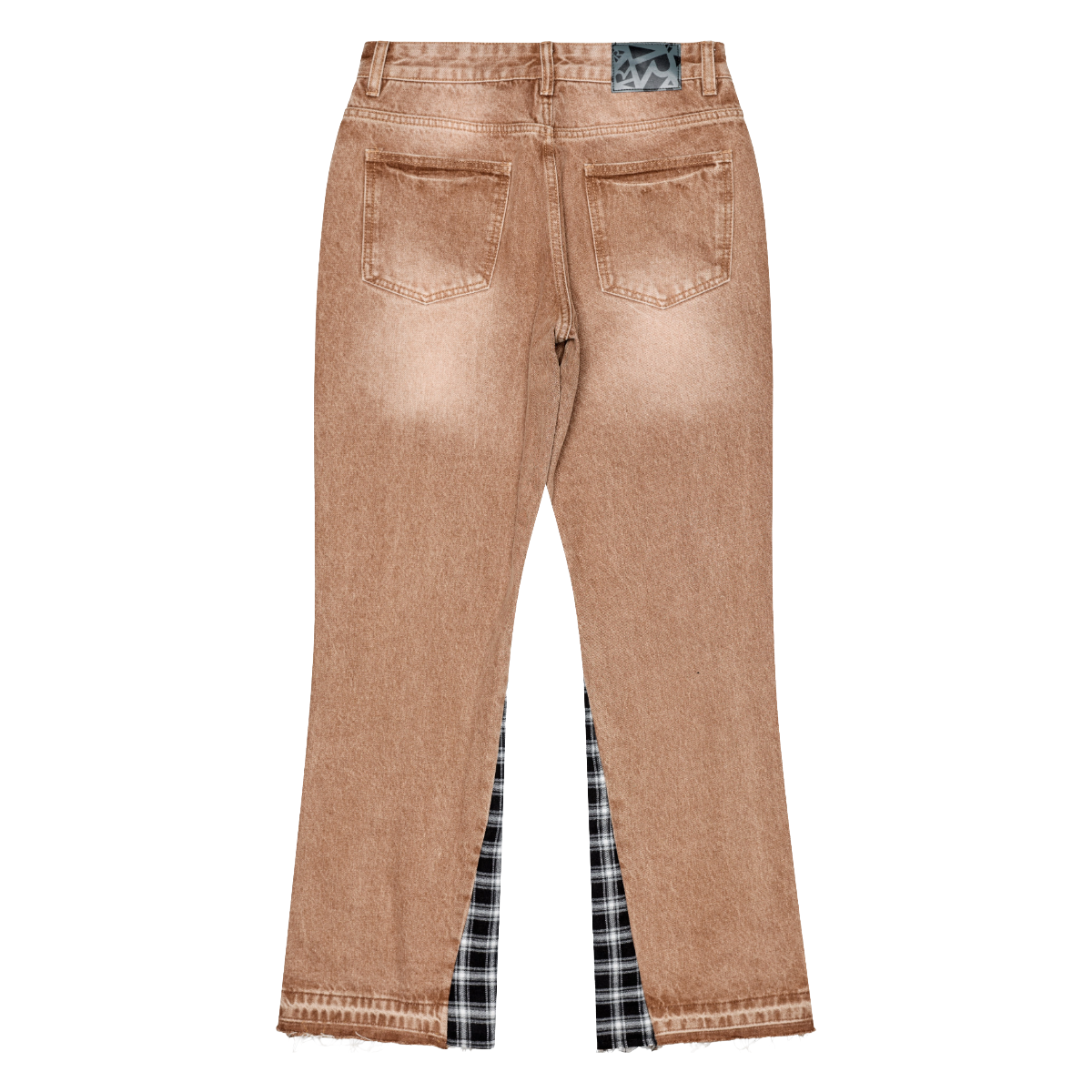 "HERITAGE" KHAKI FLARE DENIM