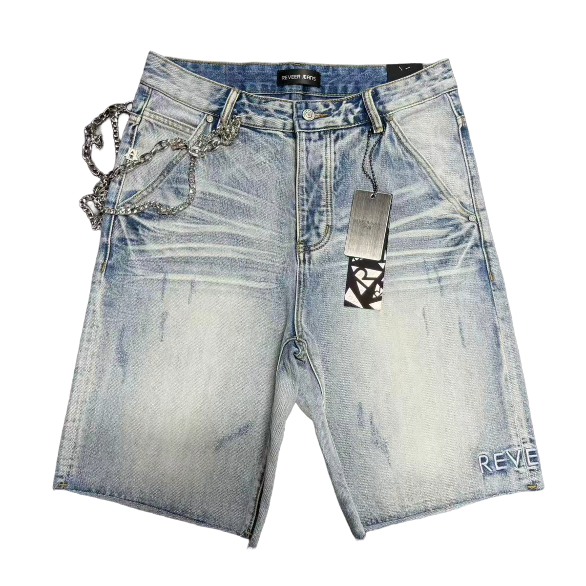 "CORE" ICE BLUE JEAN SHORTS (XP-05)