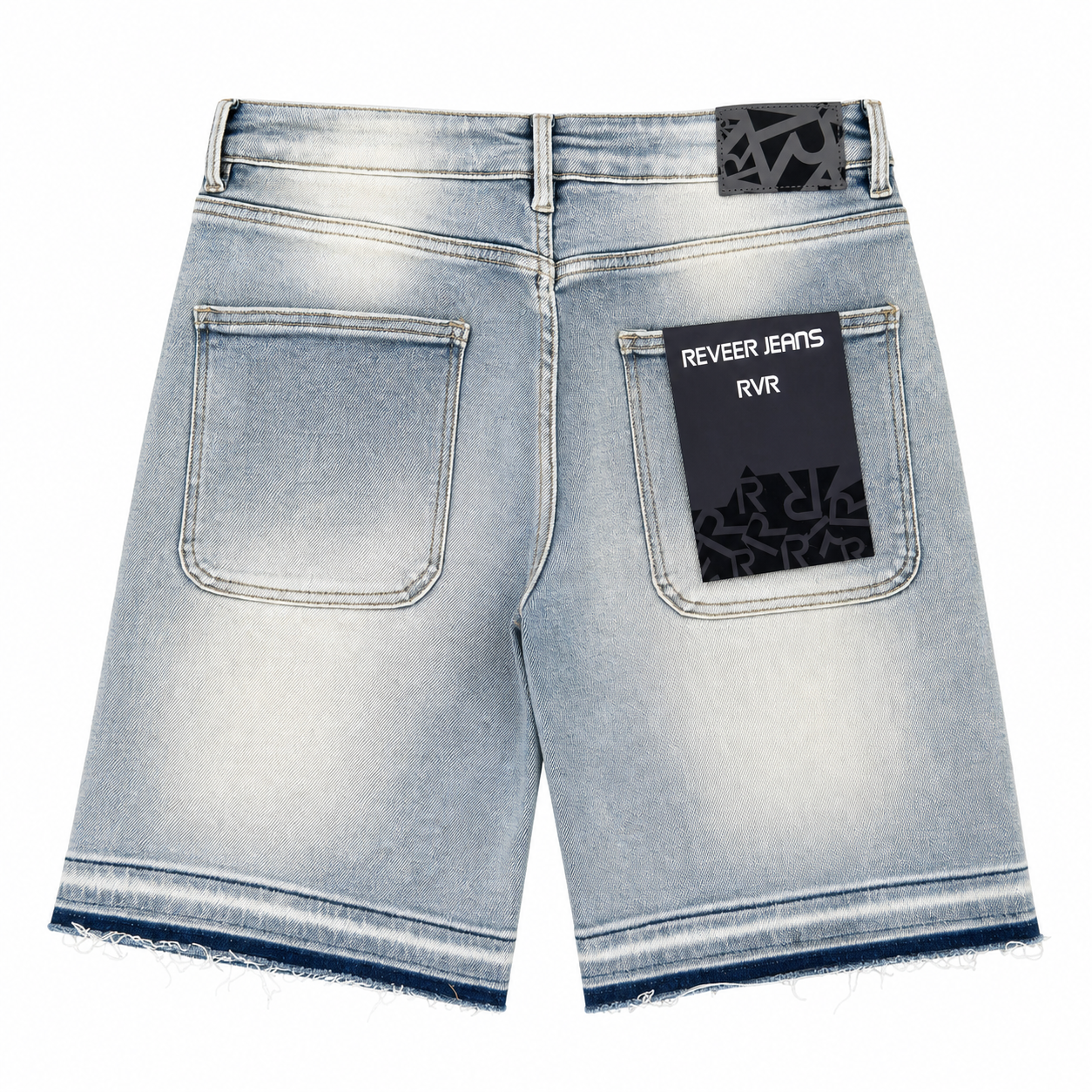 'PATCHWORK' JEAN SHORTS