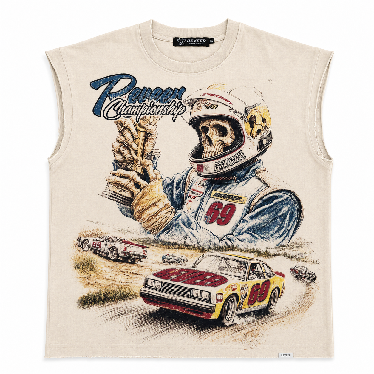 'RACER' CUT OFF TEE