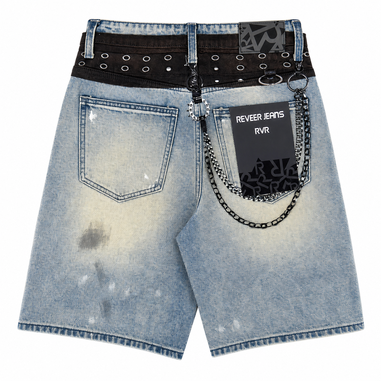 'HARDWARE' JEAN SHORTS