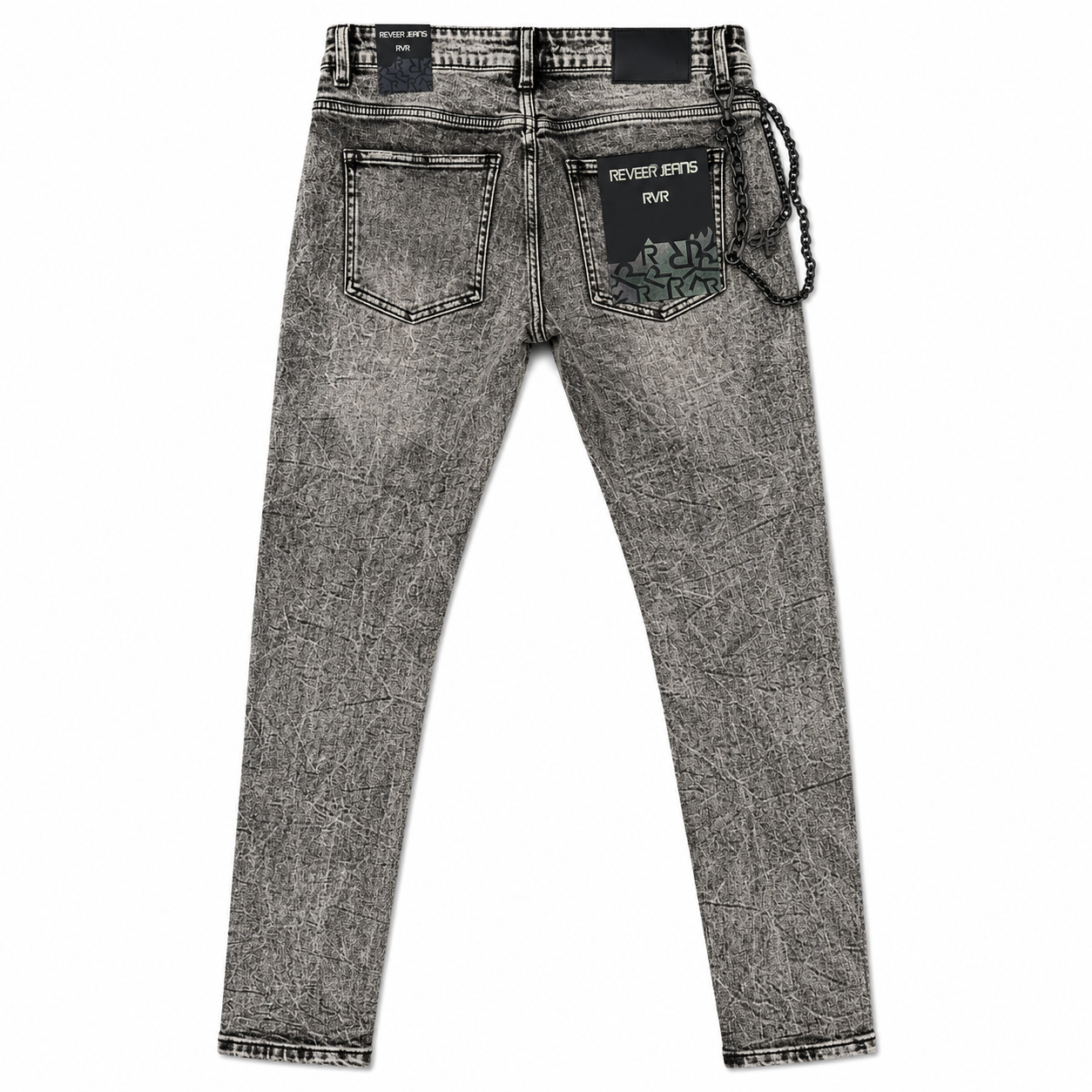 "ORIGIN" STONE GREY SKINNY DENIM (XP-16)